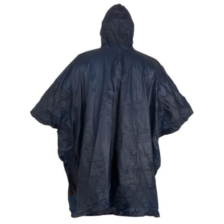 LPPP12U Regnponcho med huva, M-XL, blå