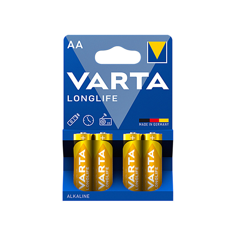 82-545 - Alkaliskt batteri aa 1.5 lr6 varta longlife