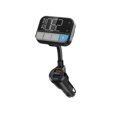 74-165- FM-sändare med Bluetooth 5.0 och 3,4A-laddare