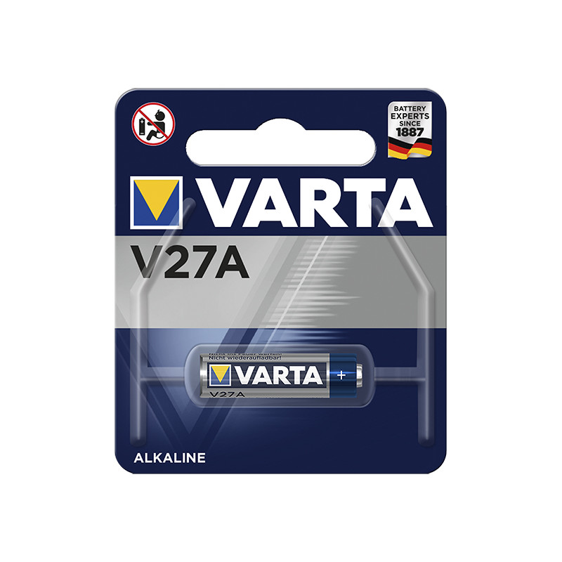 82-563- Alkaliskt batteri v27a varta