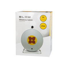 98-099- Metalltrumma med 4 uttag IP44