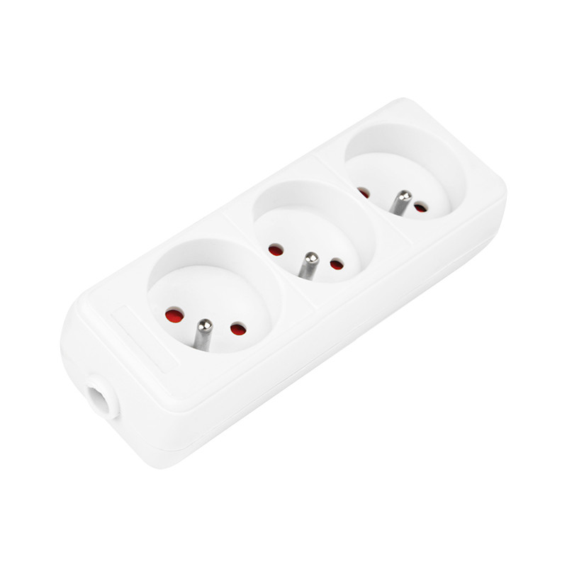 98-100- Uttag gn-370 för 3 uttag med jordning
