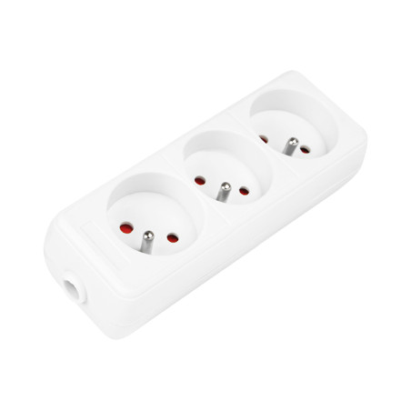 98-100- Uttag gn-370 för 3 uttag med jordning