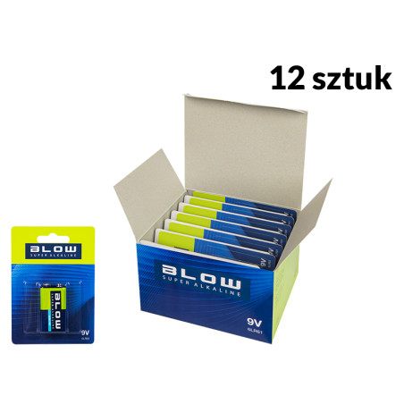 82-574- Batteri blow super alkalisk 9v 6lr61 blister | HandlaSmidigt.se
