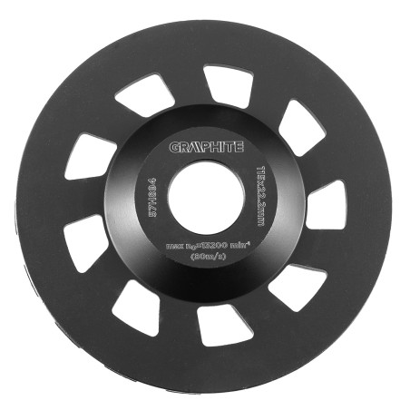 Diamantslipskiva 115 x 22,2 x 5 mm, segment C