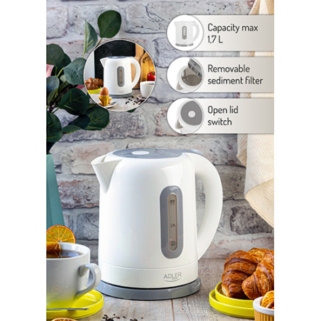 AD 1234 Plastvattenkokare 1,7 l