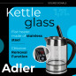 AD 1247 Glasvattenkokare 1,7 l med temperaturreglering.