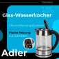 AD 1247 Glasvattenkokare 1,7 l med temperaturreglering.