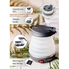 AD 1279 Silikonvattenkokare 0,6 l - turist