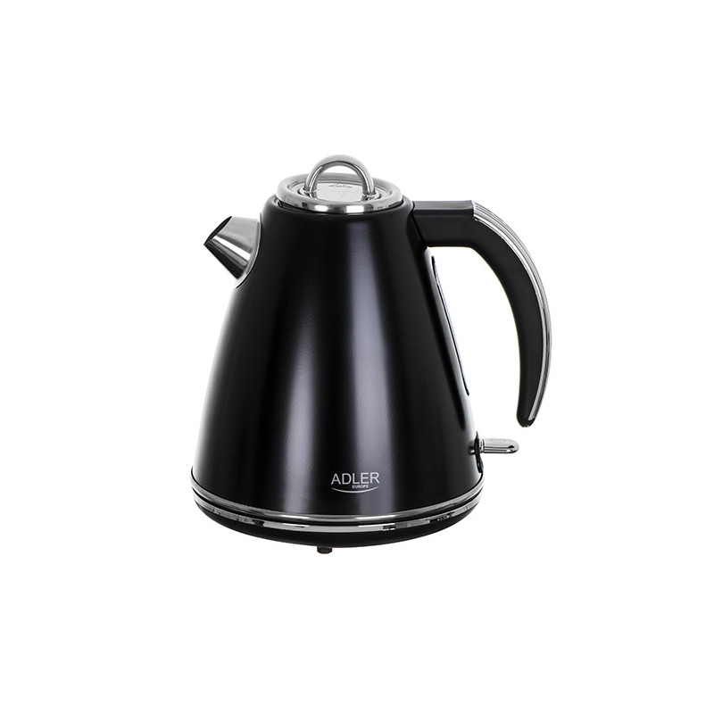 AD 1343 svart metallvattenkokare 1,5 l strix
