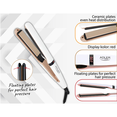 AD 2321 Plattång - keramisk med temperaturkontroll