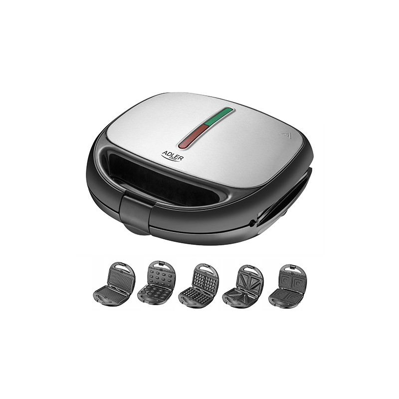 AD 3040 Multifunktionell 5-i-1 smörgåsgrill
