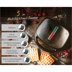 AD 3040 Multifunktionell 5-i-1 smörgåsgrill