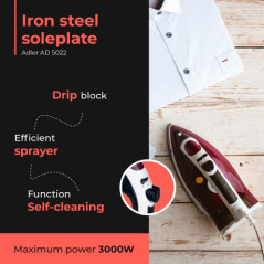 AD 5022 Strykjärn 3000 w