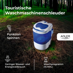 AD 8051 Resevaskt tvättmaskin med centrifugering