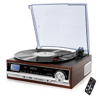 CR 1168 Skivspelare med radio och bluetooth / mp3 / usb / sd / inspelning
