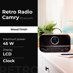 CR 1182 Retro radio med bluetooth