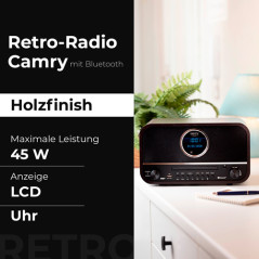 CR 1182 Retro radio med bluetooth