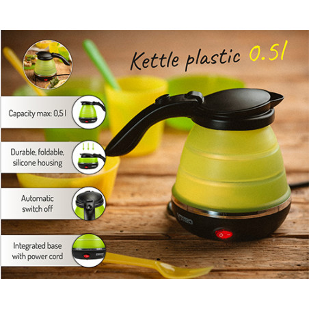 CR 1265 Silikonvattenkokare 0,5 l - turist