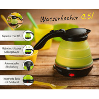 CR 1265 Silikonvattenkokare 0,5 l - turist