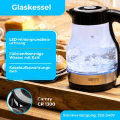 CR 1300 Glasvattenkokare 1,7 l