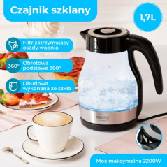 CR 1300 Glasvattenkokare 1,7 l