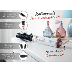 CR 2021 Roterande locktång och hårtork - 1200w - 38mm, 50mm