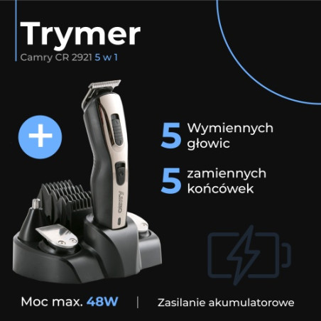 CR 2921 Trymer 5w1

CR 2921 Trimmer 5w1