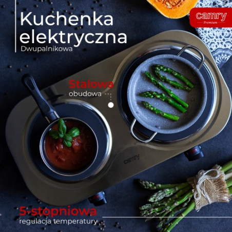 CR 6511 Dubbelhälls elektrisk spis