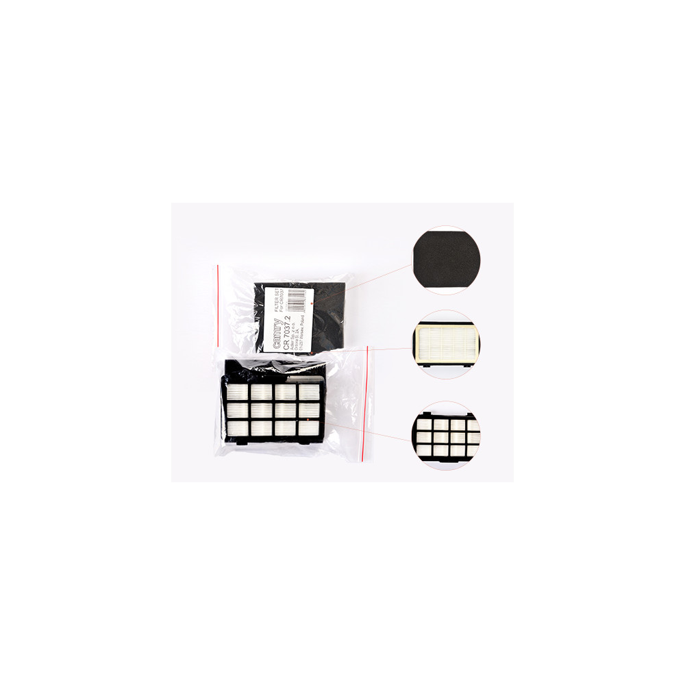 CR 7037.2 HEPA-filter och utloppsfiltret till dammsugaren CR7037. CR 7037.2 HEPA-filter och utloppsfiltret till dammsugaren CR7037.