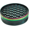 Filter, absorbenter, masker och filtrerande halvmasker